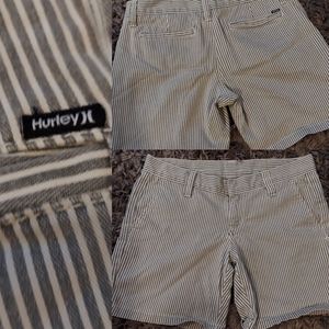 Hurley Pinstripe Shorts Size 5